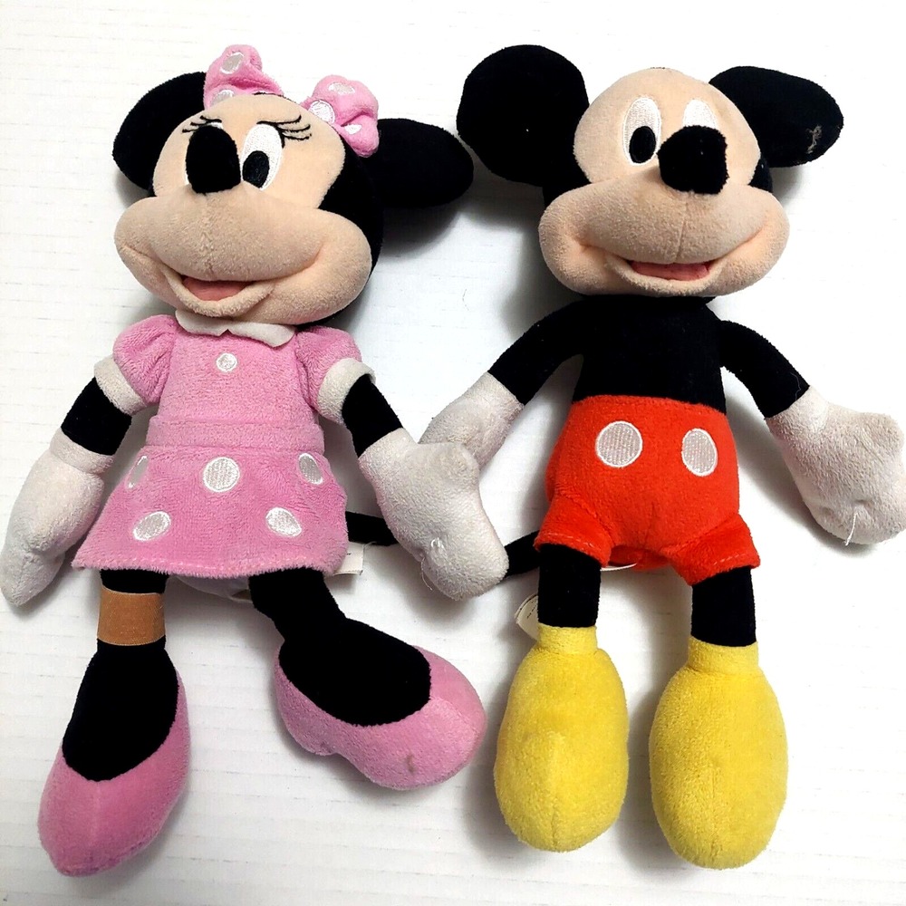 Disney Junior Mickey And Minnie Mouse Stuffed 9.5 Inch Plush Toy